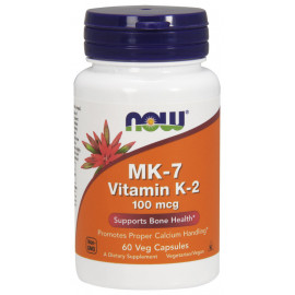 MK-7 Vitamin K-2 100 mcg 60 vcaps от Now Foods