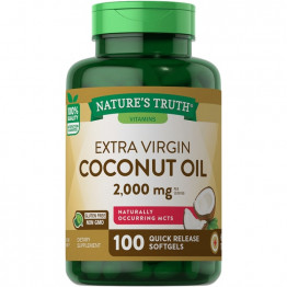 Nature's Truth Coconut Oil Extra Virgin 2000 mg 100 softgels / КОКОСОВОЕ МАСЛО   title=