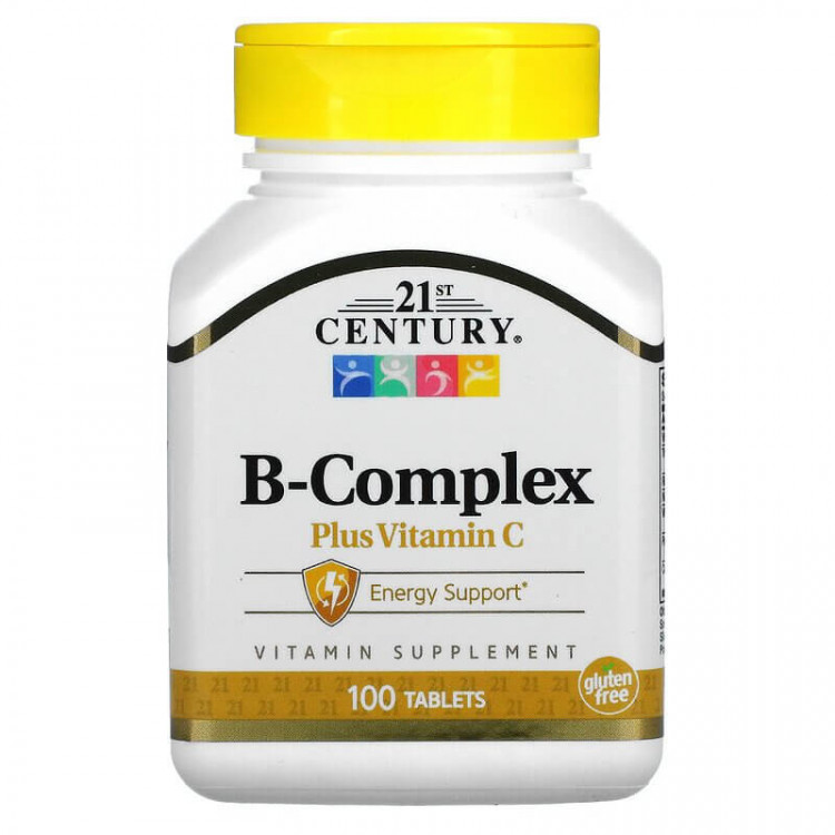 21st Century Комплекс витаминов группы B с витамином C 100 таблеток