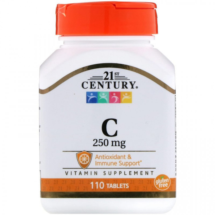 21st Century Витамин C 250 мг 110 таблеток