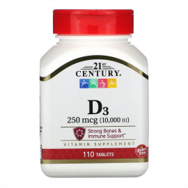 Витамин D3 10 000 МЕ 110 таблеток