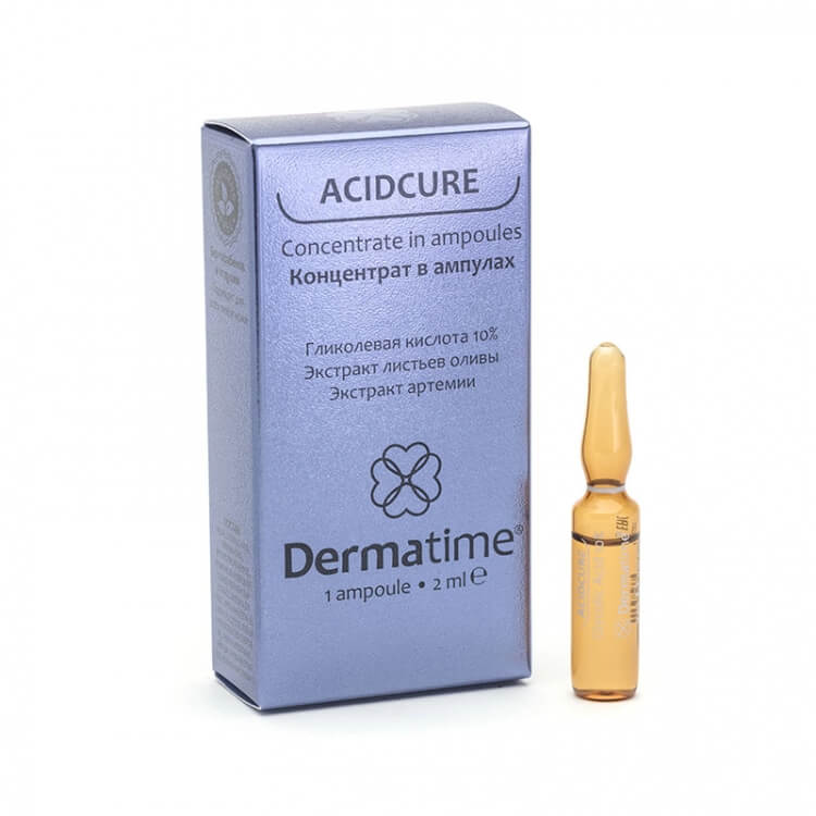 Dermatime Acidcure - Гликолевая Кислота 10%, 1 Ампула 2 Мл