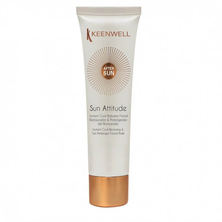 Keenwell Sun Attitude - Освежающий бальзам-пролонгатор загара для лица 60 мл