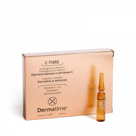 Dermatime C-time - Протеогликаны и витамин С Коктейль В Ампулах, 5*2 Мл