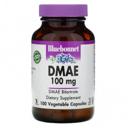 Bluebonnet Nutrition DMAE 100 мг 100 капсул / ДМАЭ (диметиламиноэтанол)