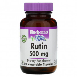 Bluebonnet Nutrition Rutin 500 mg 50 вегетарианских капсул / Рутин