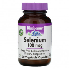 Bluebonnet Nutrition Selenium 100 мкг 90 капсул / Селен
