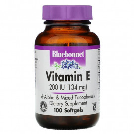 Bluebonnet Nutrition Vitamin E 200 МЕ 100 гелевых капсул / Витамин E