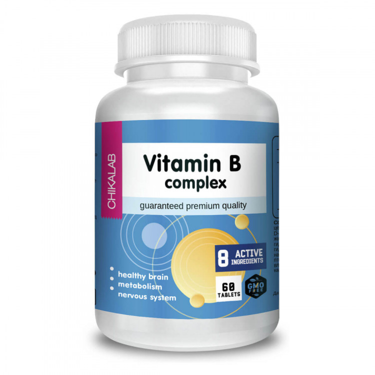 Chikalab Комплекс витаминов группы B, 60 капсул