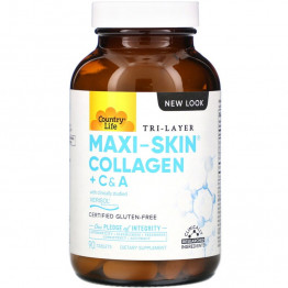 Tri Layer Maxi-Skin Collagen + C&A / Коллаген 90 таблеток