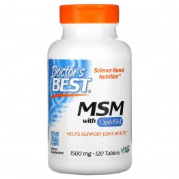 Doctor's Best MSM с OptiMSM / МСМ 1500 мг 120 таблеток