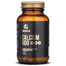 Grassberg Calcium 600 + D3 + Zn + Vit K1 60 таблеток / Кальций + Д3 + Цинк + К1