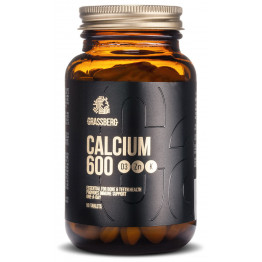 Grassberg Calcium 600 + D3 + Zn + Vit K1 90 таблеток / Кальций + Д3 + Цинк + К1