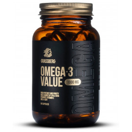 Grassberg Omega-3 Value 1000 мг 60 капсул / Омега 3