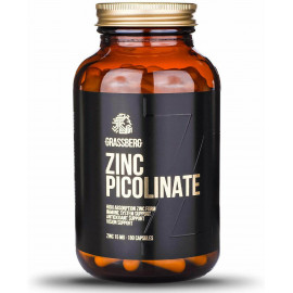 Grassberg Zinc Picolinate 15 мг 180 капсул / Цинк Пиколинат