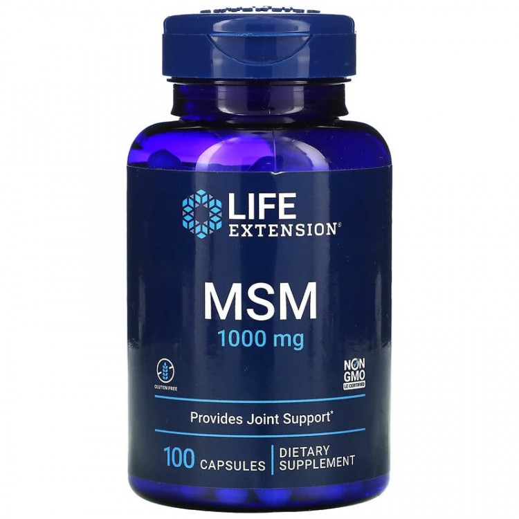 Life Extension MSM 1000 mg 100 капсул