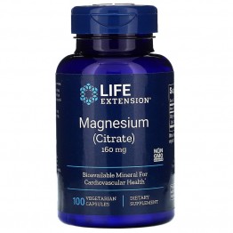 Life Extension Magnesium (Citrate) / Магний (Цитрат) 160 мг, 100 капсул