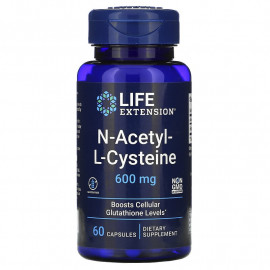 Life Extension N-ацетил-L-цистеин 600 мг 60 капсул