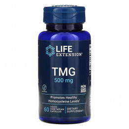 Life Extension TMG (триметилглицин) 500 мг 60 капсул с жидким содержимым
