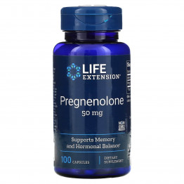 Life Extension Pregnenolone / Прегненолон 50 мг 100 капсул  title=
