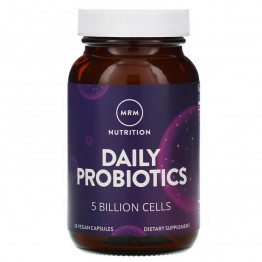 MRM Nutrition Ежедневные пробиотики 5 миллиардов клеток 30 веганских капсул