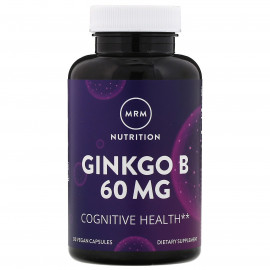 MRM Nutrition Ginkgo B 60 мг 120 капсул / Гинкго Билоба 