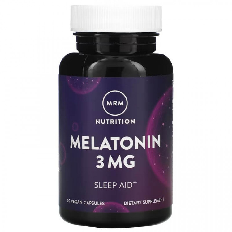 MRM Nutrition Мелатонин 3 мг 60 веганских капсул