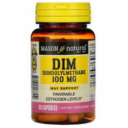 Mason Natural DIM дииндолилметан 100 мг 60 капсул