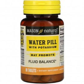 Mason Natural Водяная таблетка с калием 90 таблеток