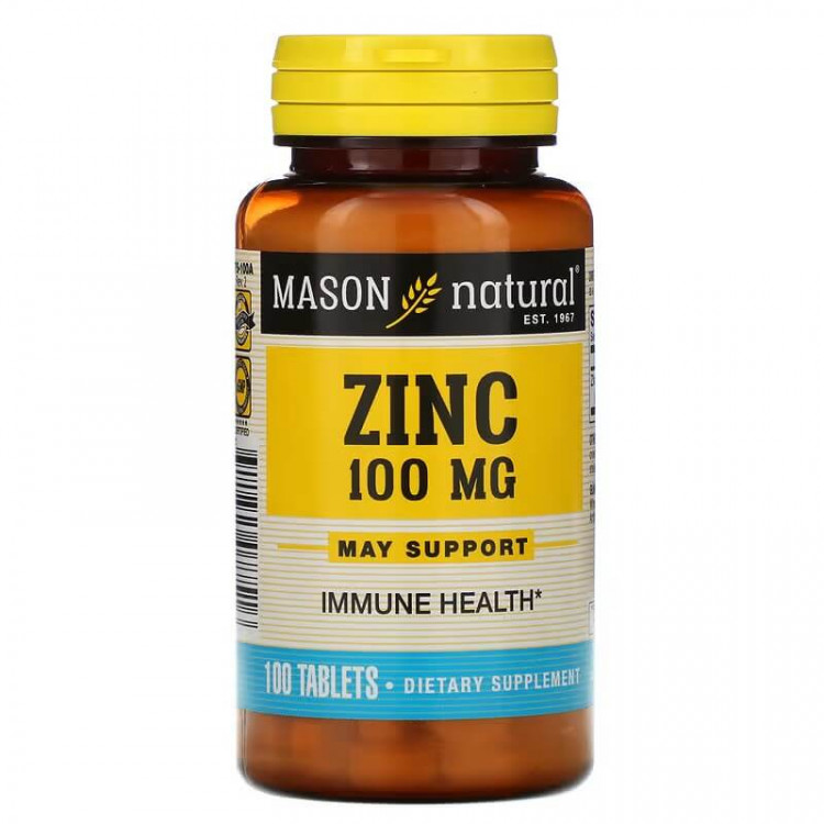 Mason Natural Цинк 100 мг 100 таблеток