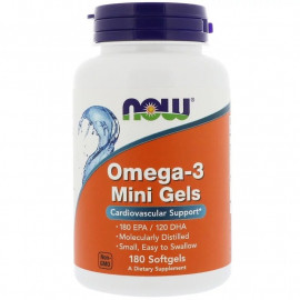 Omega-3 Mini Gels 180 softgels / Омега 3