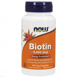 Biotin 5000 mcg 60 vcaps / Биотин