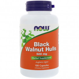 Black Walnut Hulls 500 mg 100 caps / Экстракт черного ореха