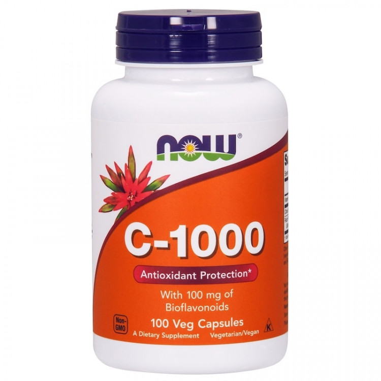 Vitamin C-1000 With 100 mg of Bioflavonoids 100 veg caps / Витамин С