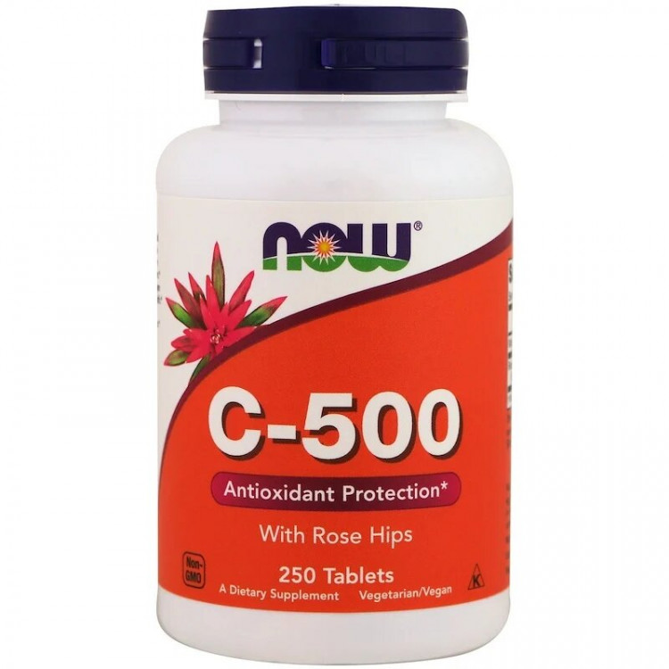Vitamin C-500 с шиповником 250 таблеток