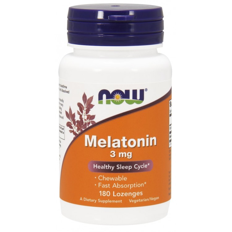 Melatonin 3 mg 180 Lozenges / Мелатонин жевательный