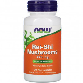 Now Foods Rei-Shi Mushrooms / Грибы рейши 270 мг 100 капсул