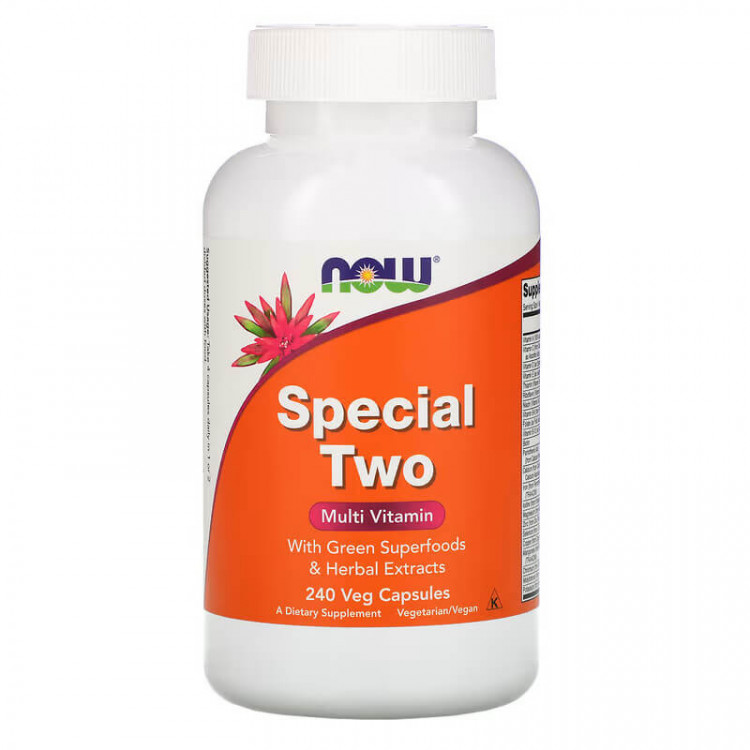 NOW Foods Special Two Multi Vitamin 240 Veg Capsules / Мультивитамины