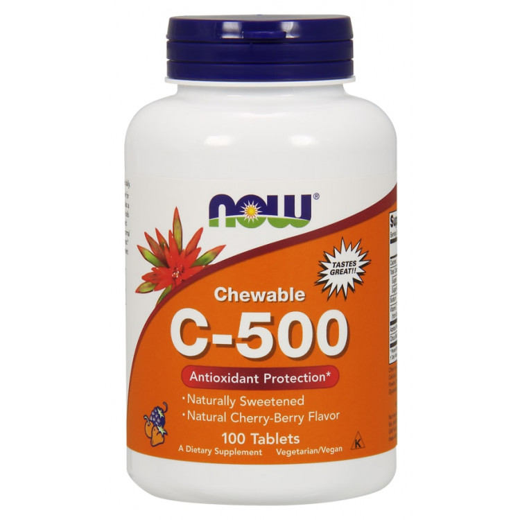 Vitamin C-500 Chewable Cherry-Berry Flavor 100 tab / Витамин С
