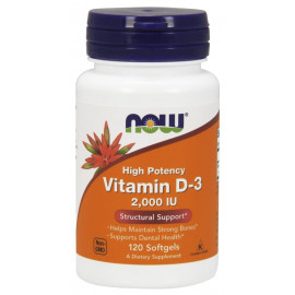 Vitamin D-3 2000 IU 120 softgels / Витамин Д-3