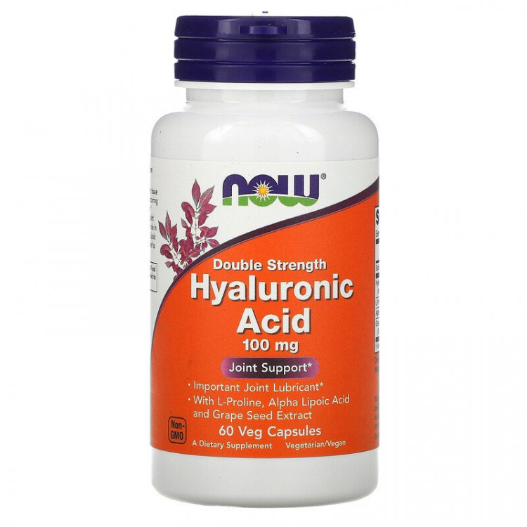 Hyaluronic Acid 100 mg 60 vcaps / Гиалуроновая кислота