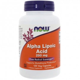 Now Foods Alpha Lipoic Acid / Альфа-липоевая кислота 250 мг 120 капсул