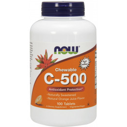 Vitamin C-500 Chewable Orange 100 tab / Витамин С