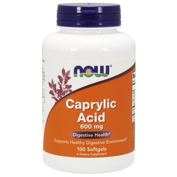Caprylic Acid 600 mg 100 softgels / Каприловая кислота