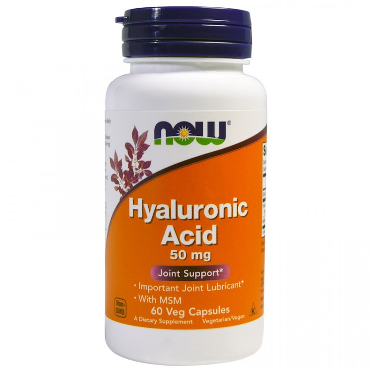 Hyaluronic Acid 50 mg 60 vcaps / Гиалуроновая кислота