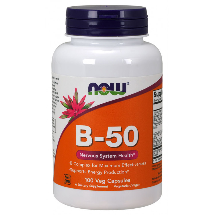 B-50 Complex 100 caps / Витамины группы Б комплекс
