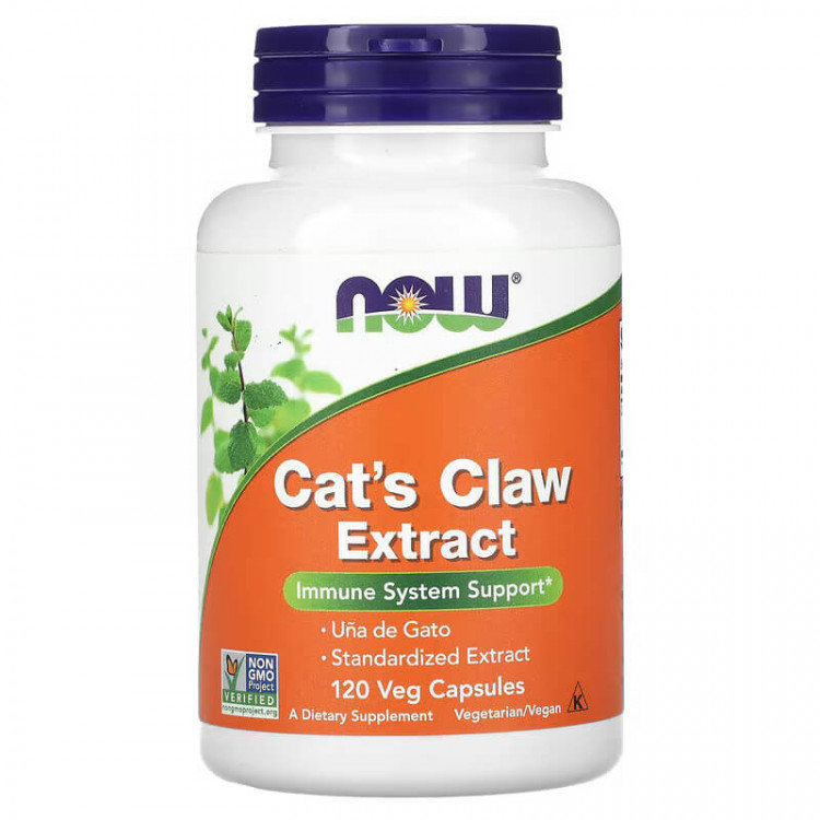 NOW Foods Cat's Claw Extract 120 капсул  / Кошачий коготь