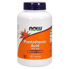 Pantothenic Acid 500 mg 250 caps / Пантотеновая кислота (витамин B5)