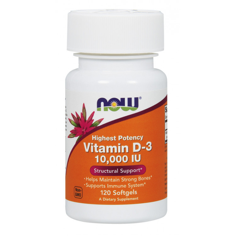 Vitamin D-3 10000 IU 120 softgels / Витамин Д-3