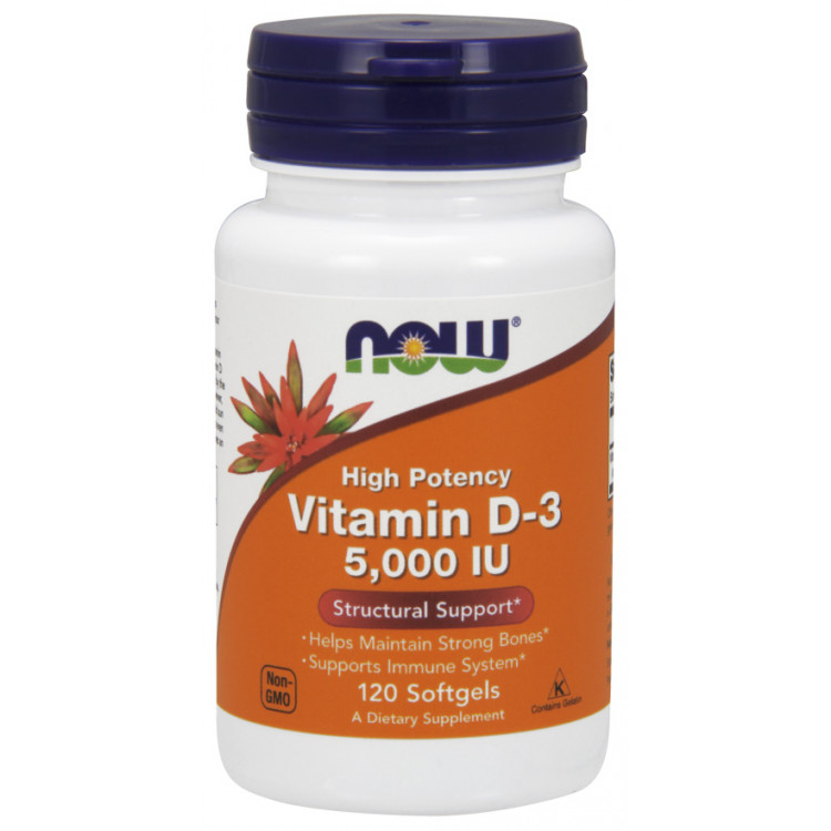  Vitamin D-3 5000 IU 120 softgels / Витамин Д-3